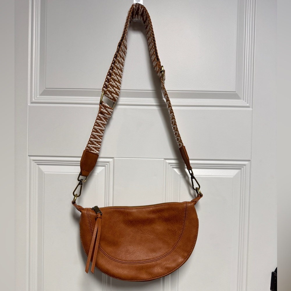 Brown Luna Mini Crossbody Bag by Urban Originals for Anthropologie